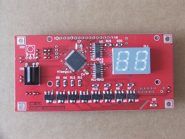 LCD volume controller